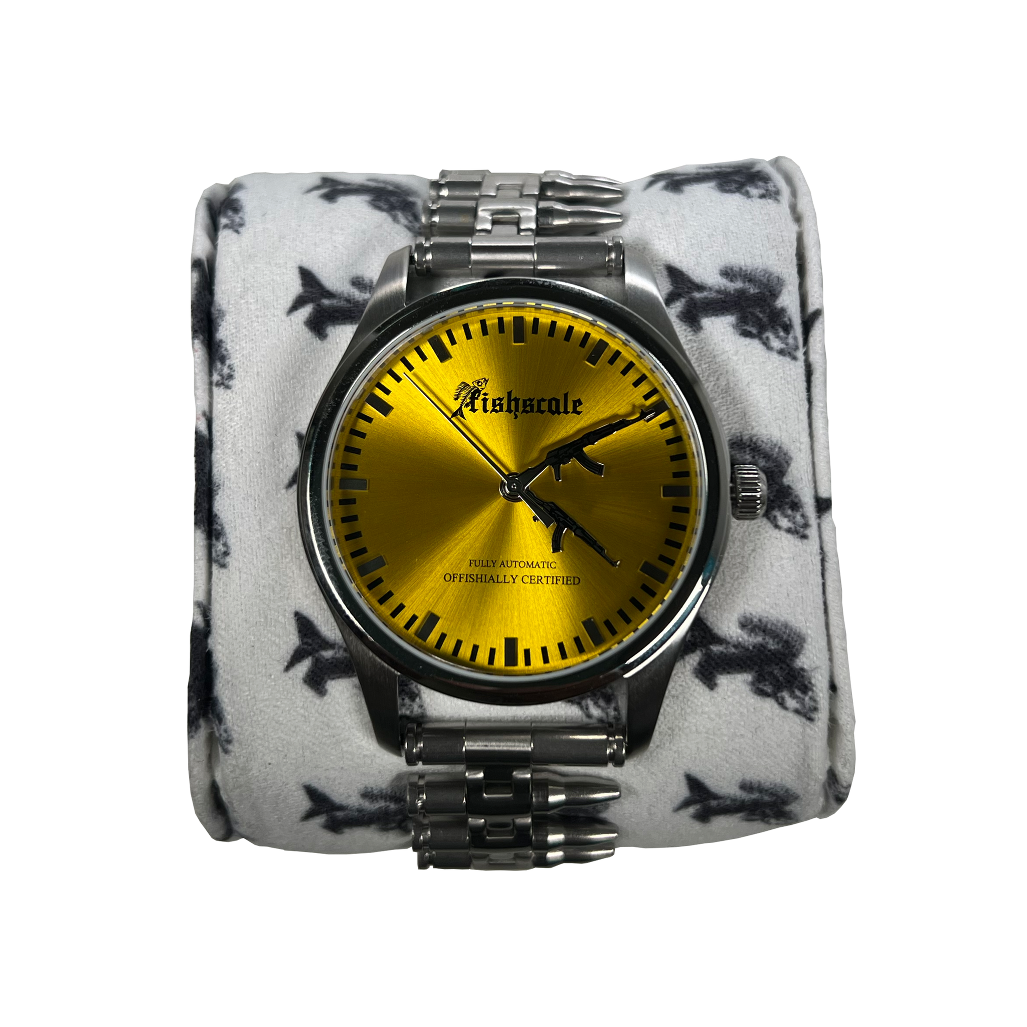 FULLY AUTOMATIC WATCH (SILVER/YELLOW)